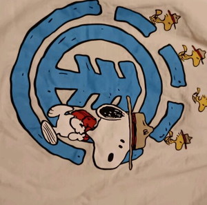 Element snoopy peanuts σνουπυ πίνατς κοντομανικο ανδρικό μπλουζάκι μπλούζα ανδρική extra large