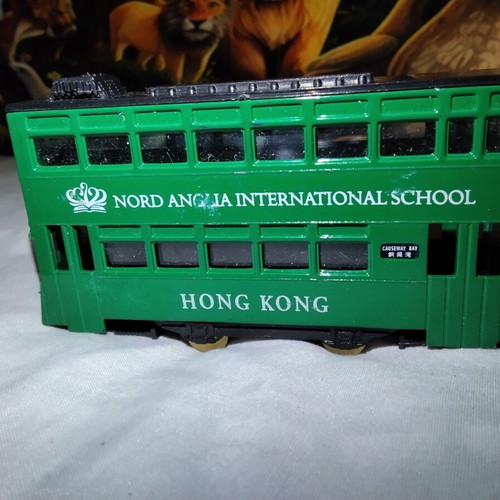 Hong Kong double-decker tram model toy used, Nord Anglia International School