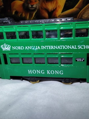 Hong Kong double-decker tram model toy used, Nord Anglia International School