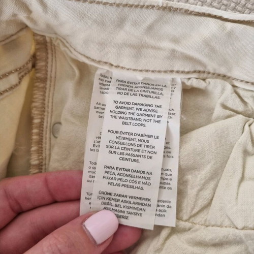 Mango Denim & Tees beige slim jeans like new, size 36