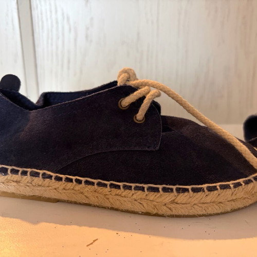 Mango Blue Kids Espadrilles Size 29 Like New