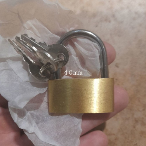 Padlock 40mm thin new