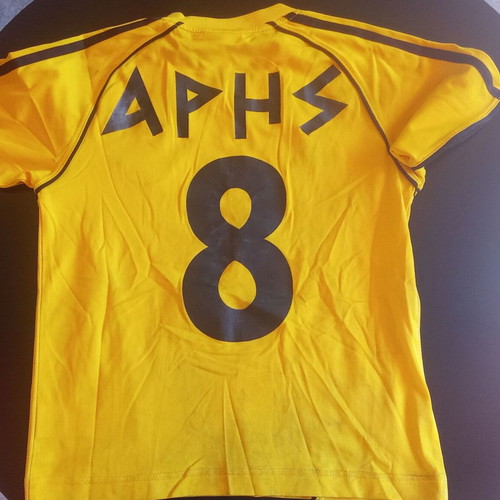 Aris Thessaloniki Signed Charisteas Jersey used XXXS