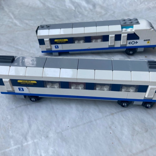 Lego High Speed Train like new, few missing pieces