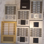Doorphone Button Panels new, full set