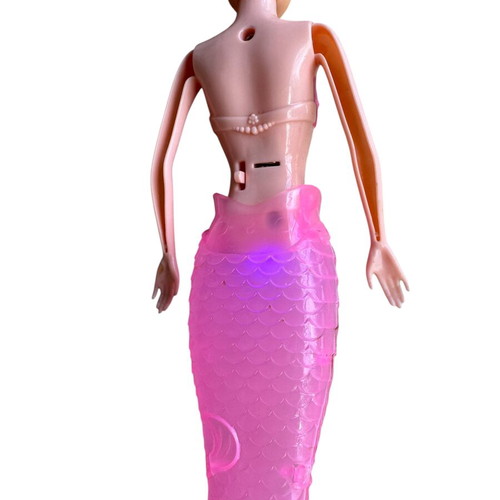 Mermaid doll used with light, approximately 30cm long