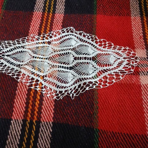 Knitted towel used, dimensions 39x23