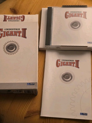 Industrie Gigant II PC game used, Big Box complete edition