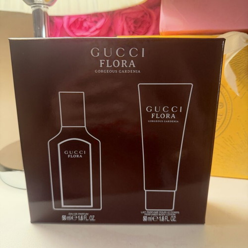Gucci Flora Eau de Parfum 50ml gift set new with lotion and samples