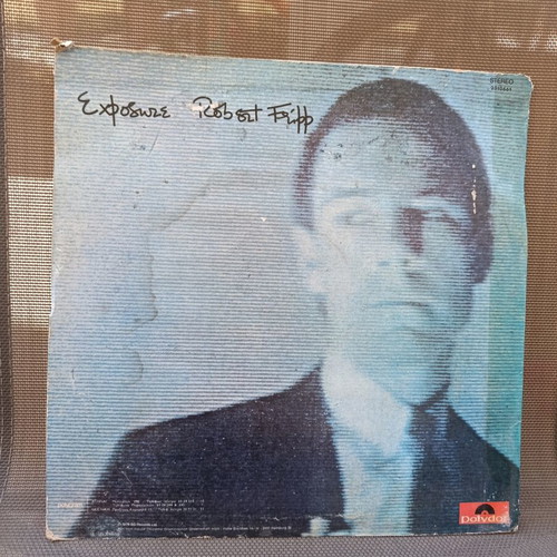 Robert Fripp Exposure vinyl record, rock