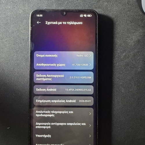 Redmi 13C 128GB smartphone like new with case