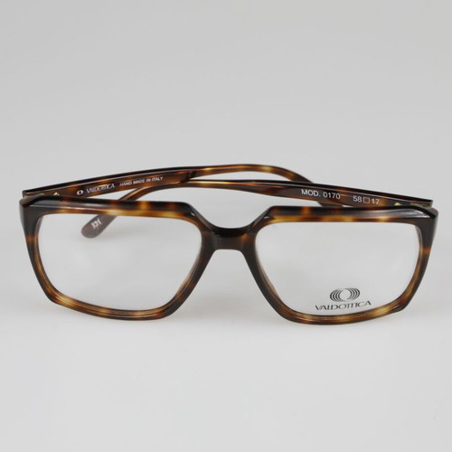 Valtottica Vintage 80s Eyeglasses new, brown tortoise large