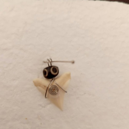 Small pendant tooth with evil eye, new
