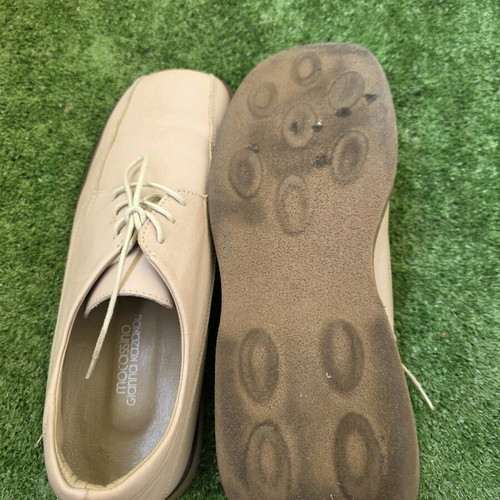 Gianna Kazakou Mocassino like new, men's leather shoes size 42 beige