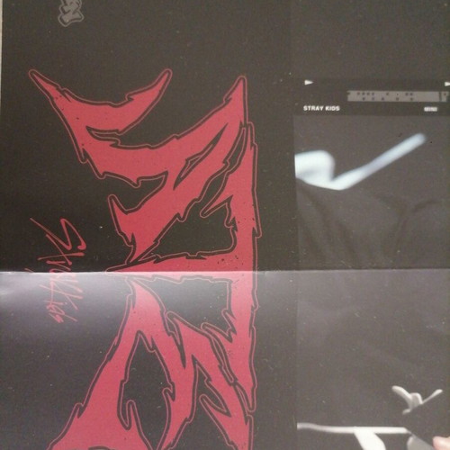 SKZ ATE Stray Kids poster with minor damage