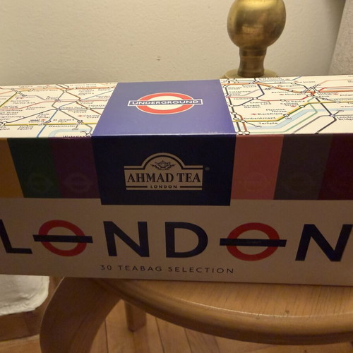 Ahmad Tea London tea box, 30 teabags, sealed