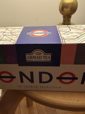 Ahmad Tea London tea box, 30 teabags, sealed