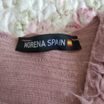 Pink fuzzy vest Morena Spain like new, size S-M