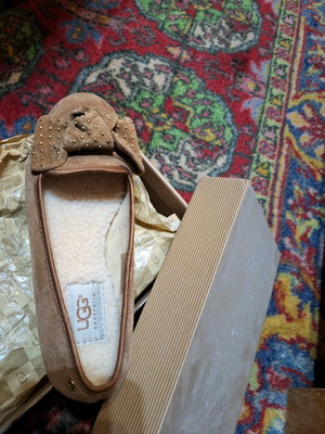 Μπαλαρίνες Ugg Australia καινούργιες παιδικές καστόρινες αδιάβροχες μπεζ