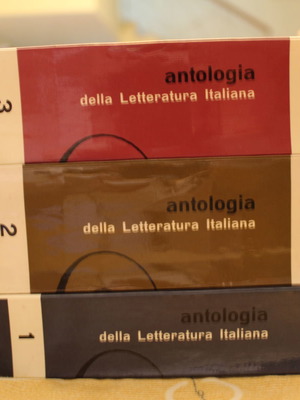 Antologia della Letteratura Italiana μεταχειρισμένη, τρίτομο ογκώδες