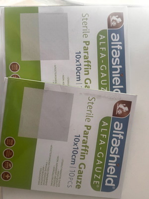 Paraffin gauze new, two boxes