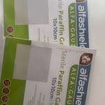 Paraffin gauze new, two boxes