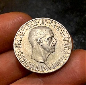 Νομισμα  Ιταλία 10 λίρες 1936 ασημένιο