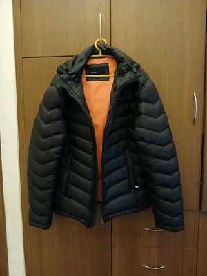 Blessed by Mareiano men's jacket XL like new, waterproof, black orange