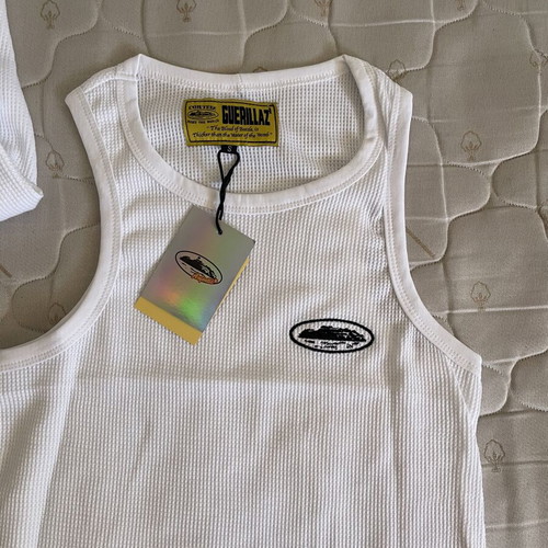 Guerillaz Ribbed Tank Top white brand new with tags