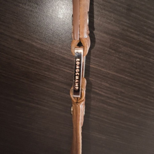 Longchamp leather shoulder bag brown like new