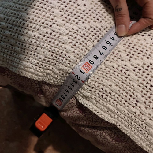 Handmade crochet blanket cover made to order with diamond and leaf pattern