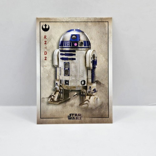 Topps Starwars R2-D2 sticker new