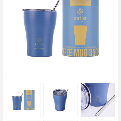 Estia travel mug recyclable, new, Panathinaikos BC Edition 350ml