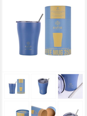 Estia travel mug recyclable, new, Panathinaikos BC Edition 350ml