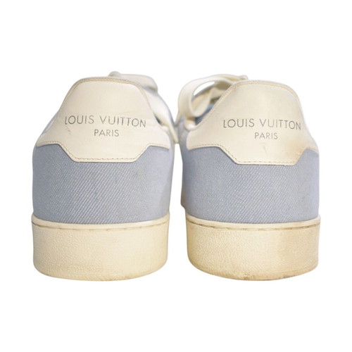 Louis Vuitton Monogram Denim Low-Top Sneakers used, men's size 43.5