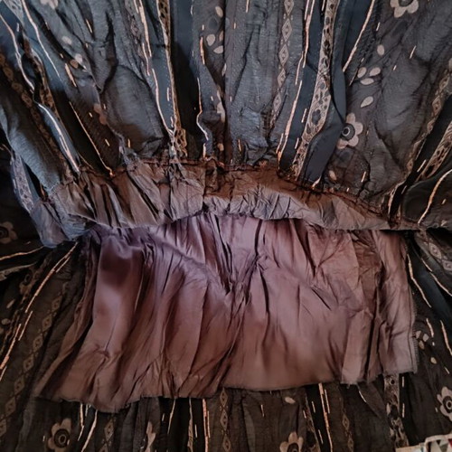 Long brown skirt new, size 6XL