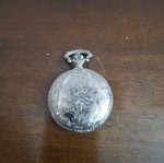 Vintage pocket watch unused, silver