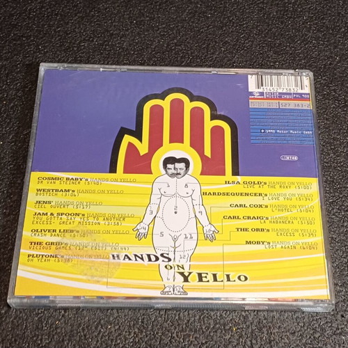 Hands On Yello CD used, electronic music compilation 1995