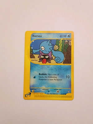 Horsea (Aquapolis 84/147) Pokemon Card used
