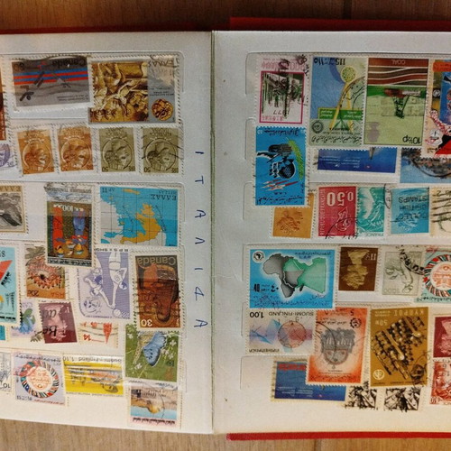 Stamp collection used