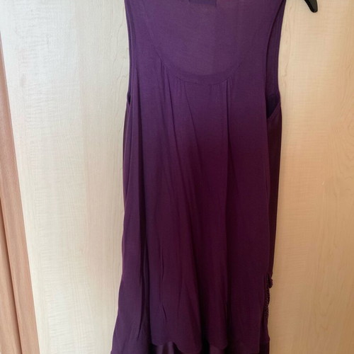 Next dress like new, purple with satin details