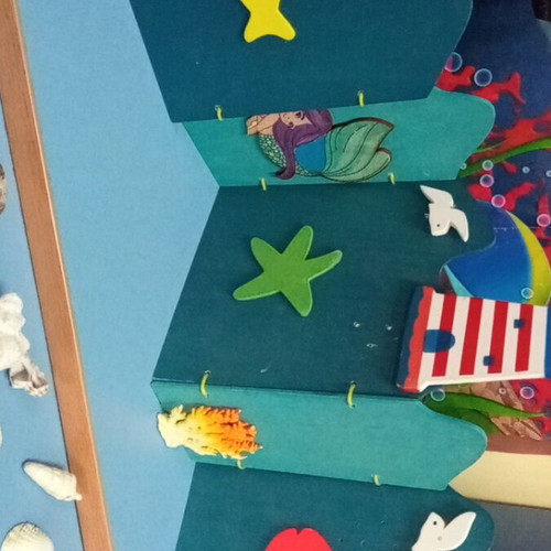 Sea decoration like new, all together