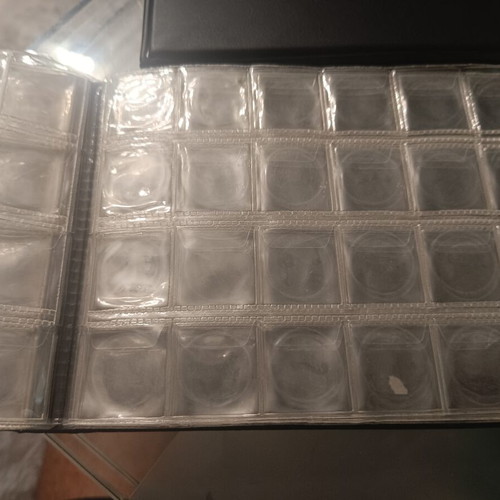 Coin collection album with 240 slots