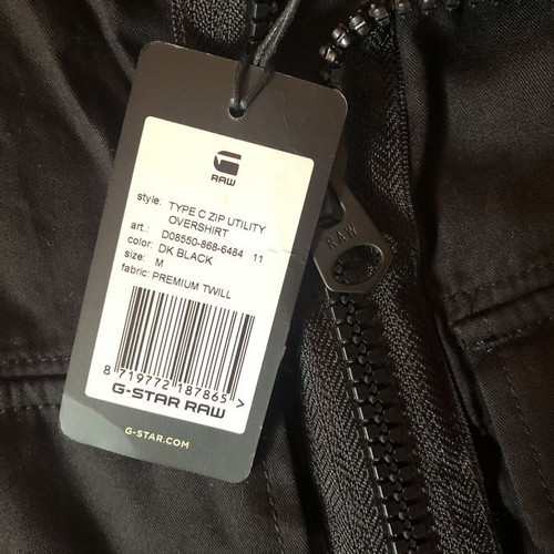 G-Star RAW Type C Utility Overshirt Jacket new, black, men's M