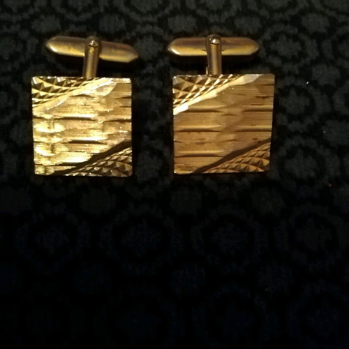 Cufflinks like new, gold and silver colors