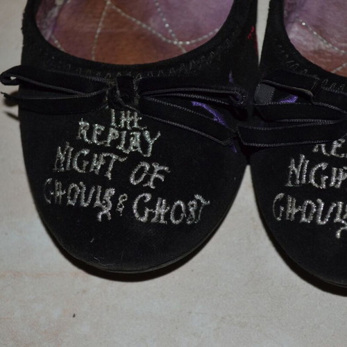 Replay black suede ballerinas used, size 37