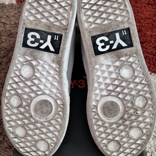 Y-3 sneakers used, white, size 46, lightly worn
