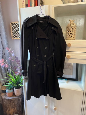 Artisti Italiani trench coat size S used, black