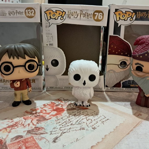 Funko Pop Harry Potter figures set of 3 (Harry, Dumbledore, Hedwig)
