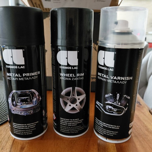 Cosmos Lac spray set for wheel rims, new